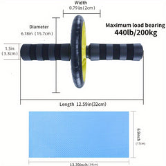 Ab Roller Wheel Abdominal Muscle Trainer 1pc