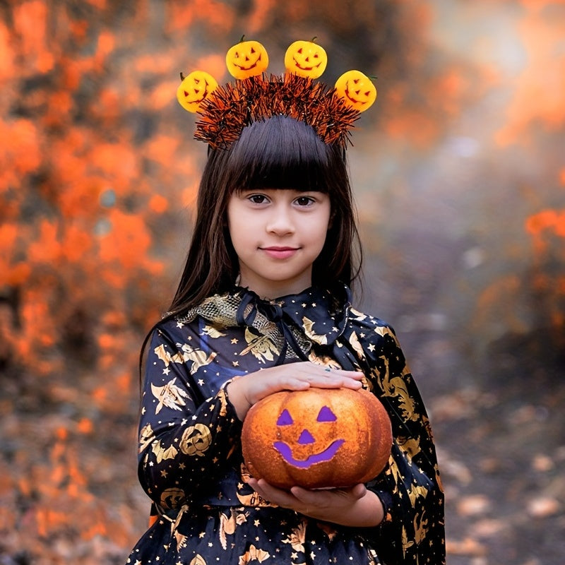 Halloween Light Up Pumpkin Headband Party Supplies