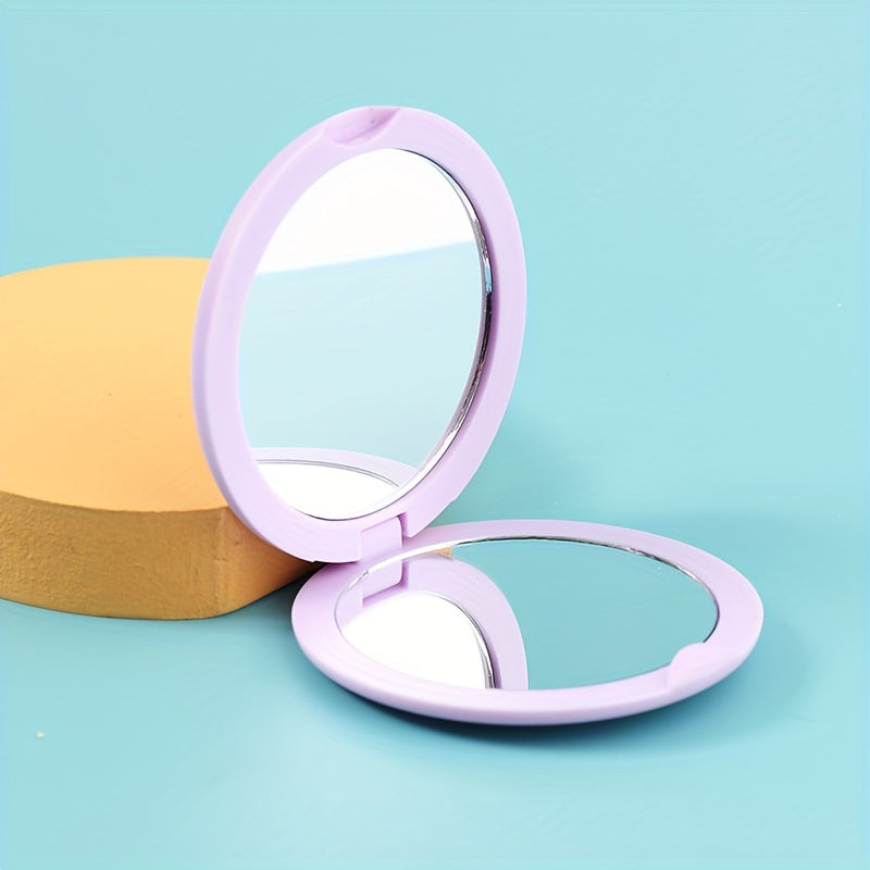 Mini Folding Makeup Mirror Double Side Travel Portable Cosmetic Touch up Mirror