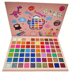 70 Eyeshadow Palette Shimmer Matte Finish