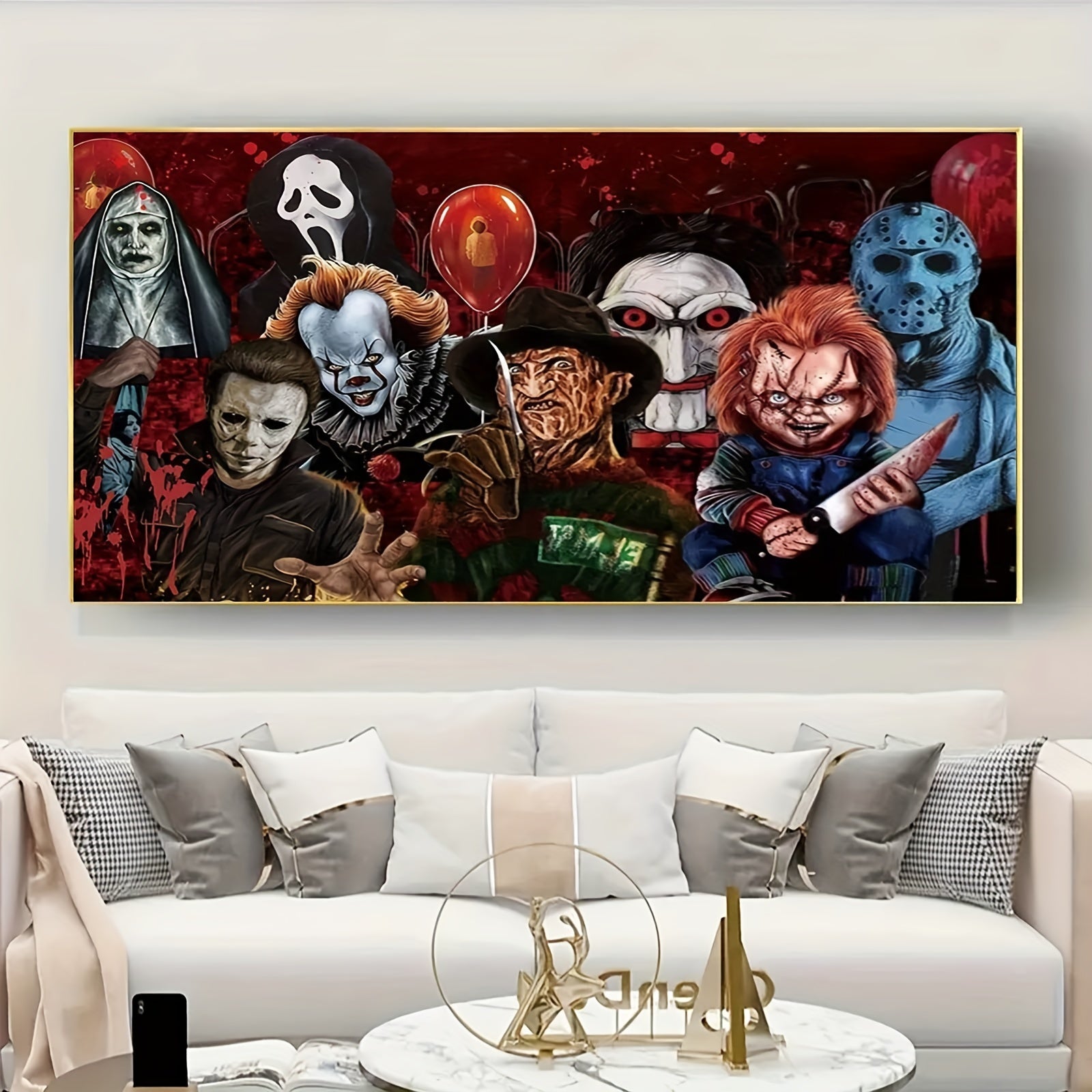 Halloween Horror Diamond Art Painting Kit for Adults