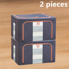 2pcs 55L Storage Box Home Decor Kitchen Bathroom Bedroom Decor