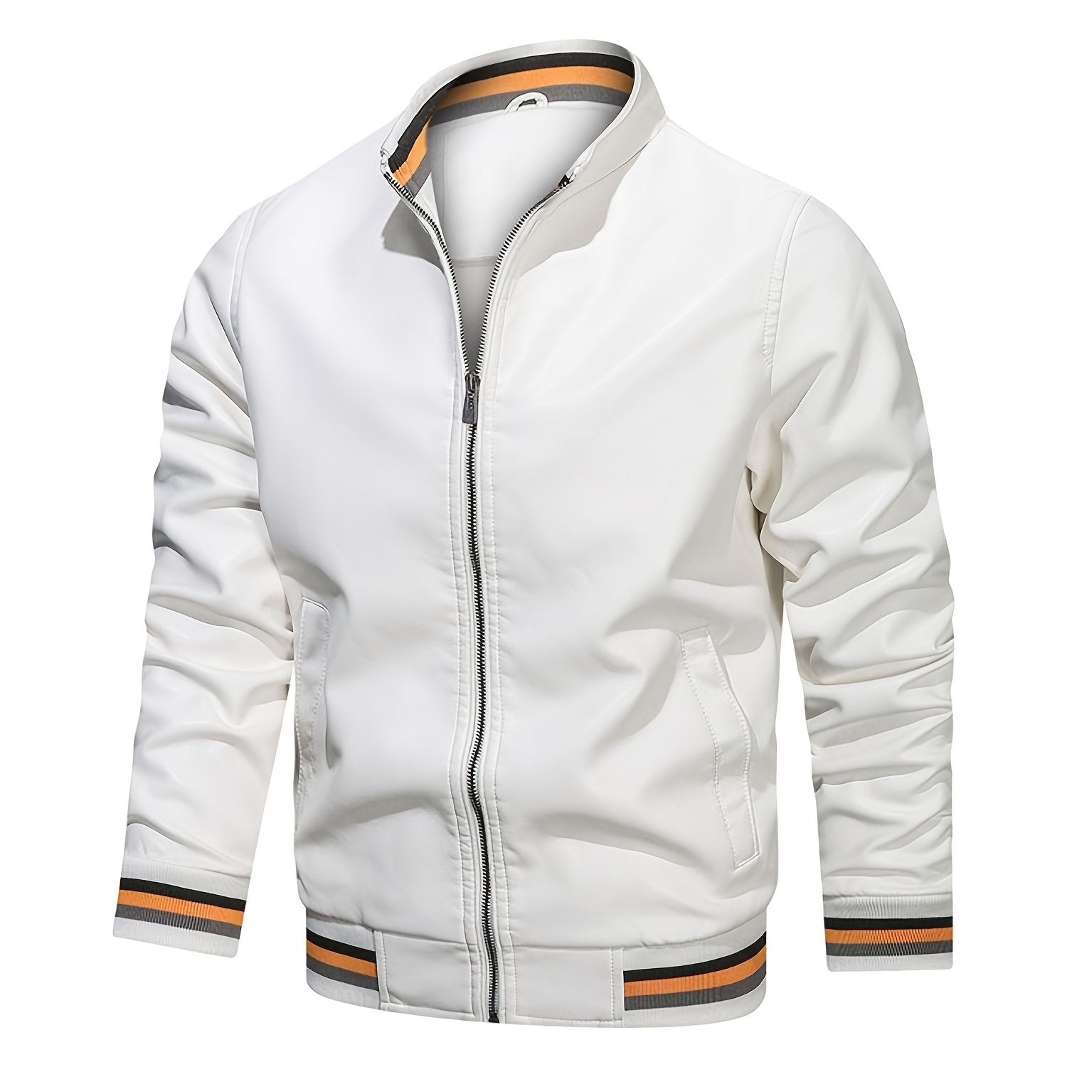 Men's Casual PU Leather Jacket for Autumn & Winter