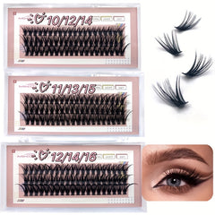 60 Cluster Eyelashes 40D D Curling 10 16mm Mixed False Eyelashes
