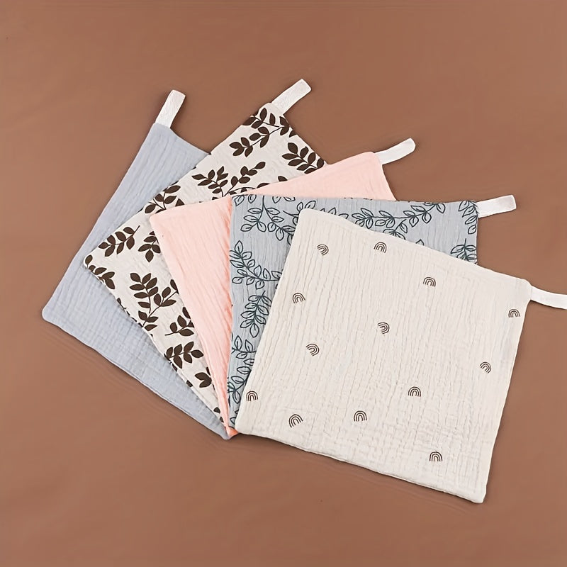 5pcs Baby Muslin Washcloth 23 X Muslin Towels 100 Cotton Gauze Cloth