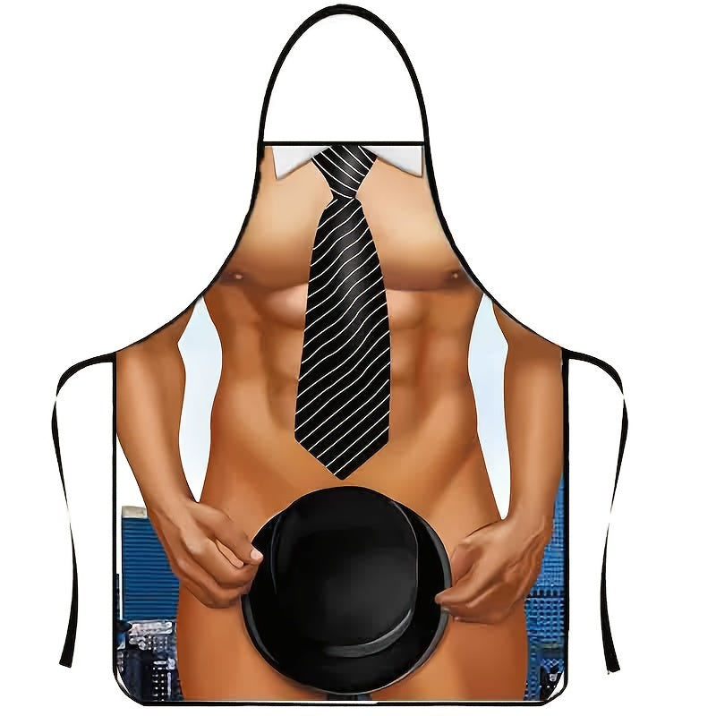 Funny Waterproof Kitchen Apron for Cleaning and Overalls