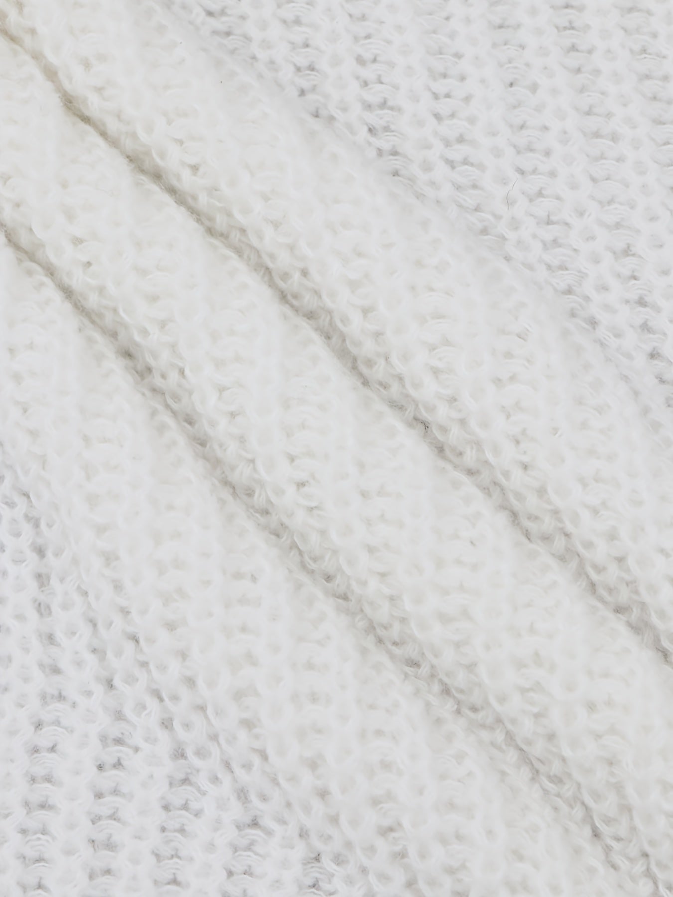  Solid Lantern Sleeve Knitted Pullover Jumper
