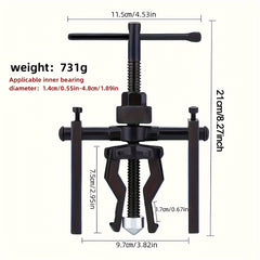 3 Jaw Pilot Bearing Puller Heavy Duty Set Gear Extractor Internal External Tool