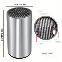 Stainless Steel Knife Holder Shelf Slot Kitchen Storage Rack