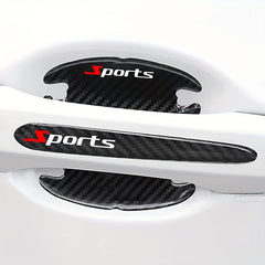 Carbon Fiber Car Door Handle Scratch Stickers