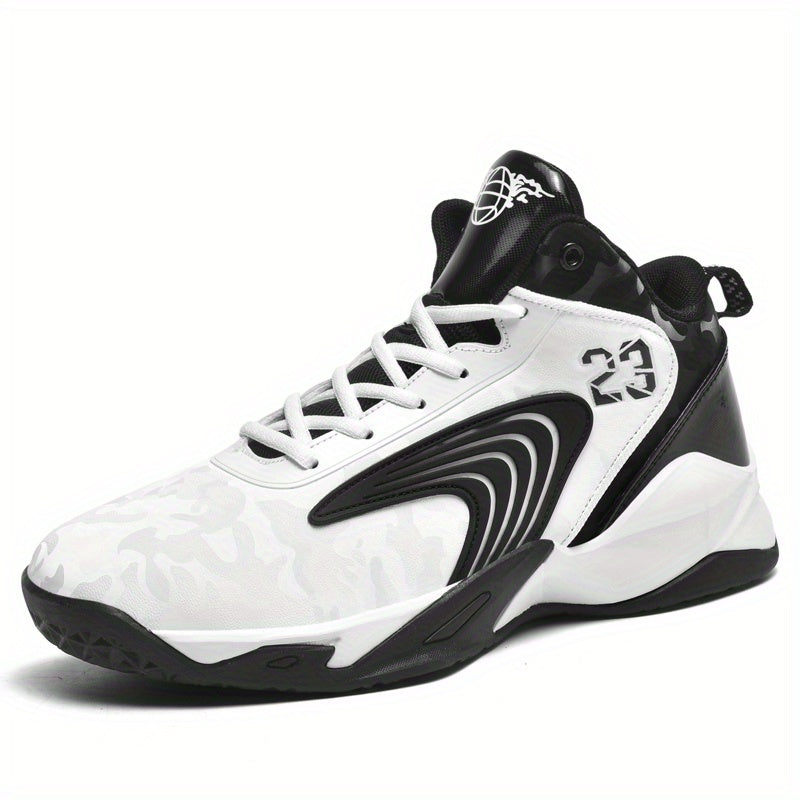 Men's Lace Up Basketball Sneakers - Assorted Colors