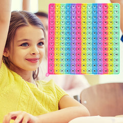 Legendstar 12x12 Multiplication Practice Math Game Pink Silicone Chart