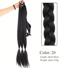 DIY Braided Ponytail Extensions Elastic Lace Wraparound Hair Piece