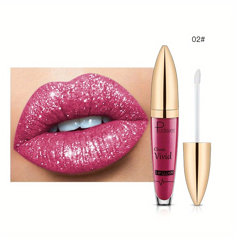 Pudaier Stars Lip Gloss Long Lasting Moisturizing Lip Glaze