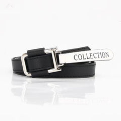 Alloy Buckle PU Belt for Women Girls