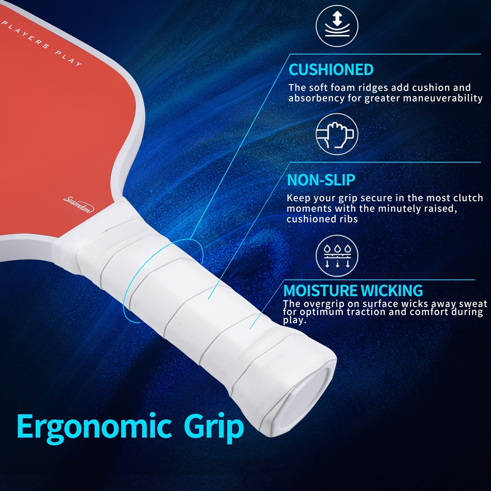 Pickleball Racket Set with 2 Rackets, 4 Balls, and Bag