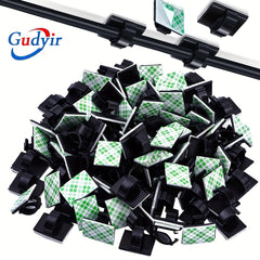 50pcs Wire Clips Cable Management Holder Clamps for Car Office Home