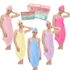 Women's Quick Drying Bath Towel with Adjustable Straps