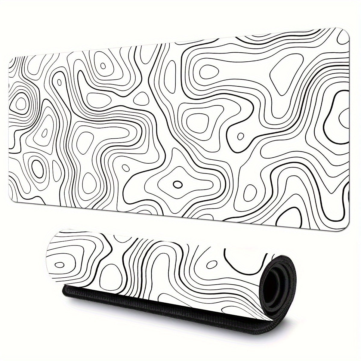 Abstract Line Large Gaming E-sports Mouse Pad - Oversized Extended Desk Mat