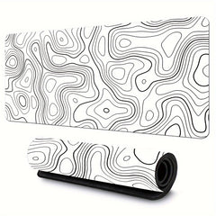 Abstract Line Large Gaming E-sports Mouse Pad - Oversized Extended Desk Mat