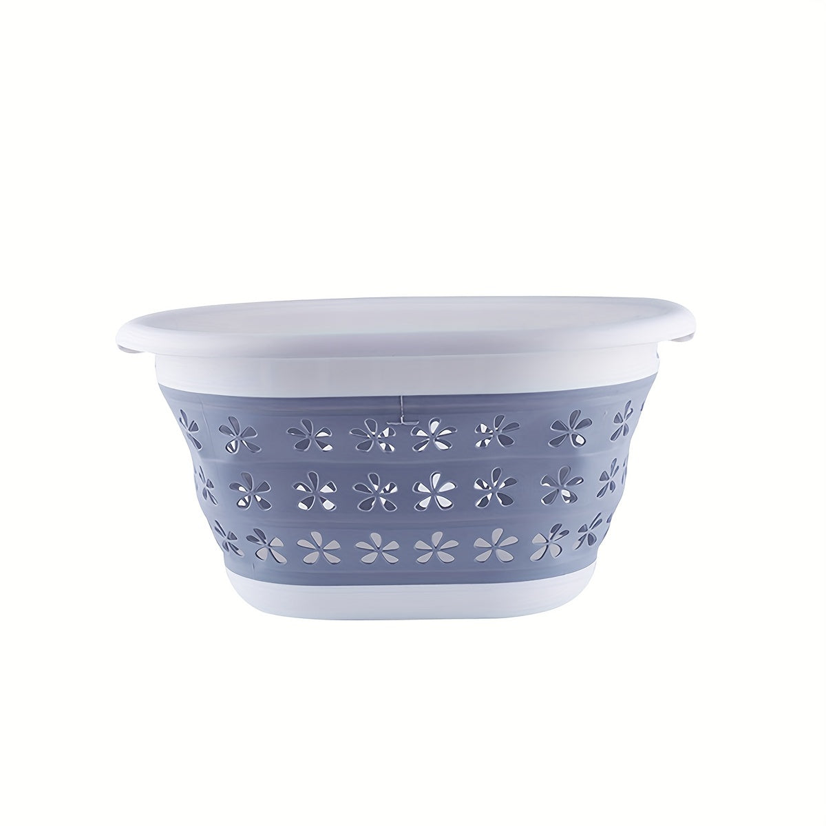 Folding Storage Basket Dirty Clothes Laundry Basket 17L