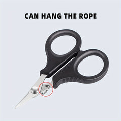 Retractable Lanyard Fishing Scissors Stainless Steel Outdoor Accessories