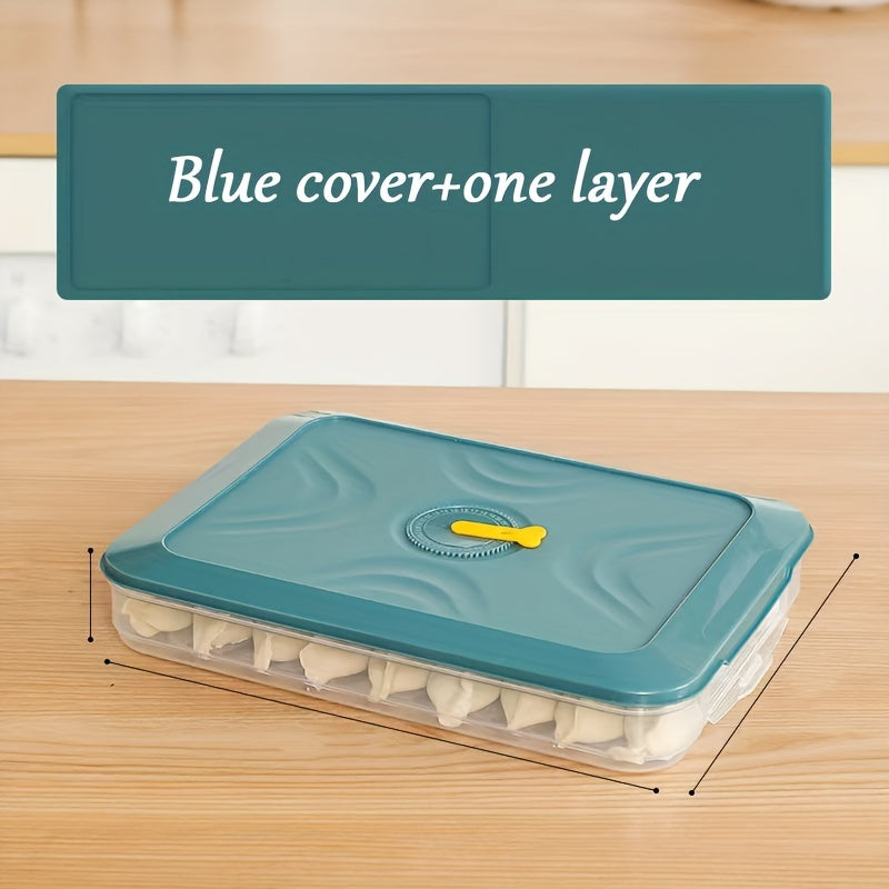 Large Capacity Sealed Dumplings Box With Lid