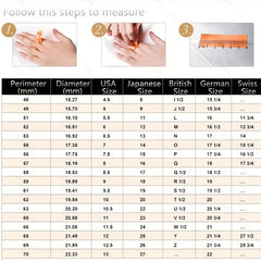Colorful Rhinestones Women's Ring 925 Silver Plated Boho Style Hand Jewelry