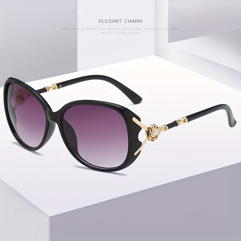 Men's Metal Cat Eye Sunglasses UV Protection Shade Sunglasses