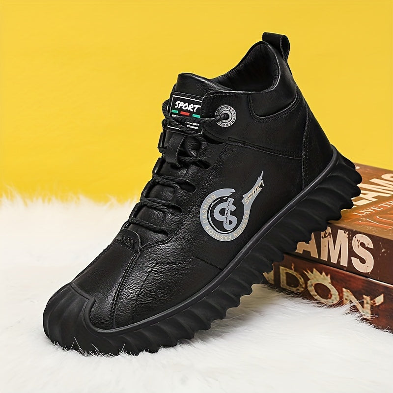 Men's Vintage Lace Up High Top Boots