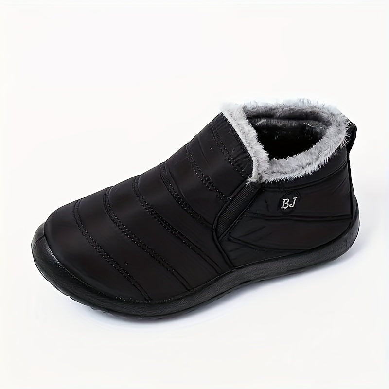 Women's Waterproof Medium Tube Snow Shoes Non-slip Warm Hiking Shoes