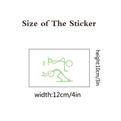 Luminous Cartoon Switch Sticker Glow In The Dark Kid Sticker