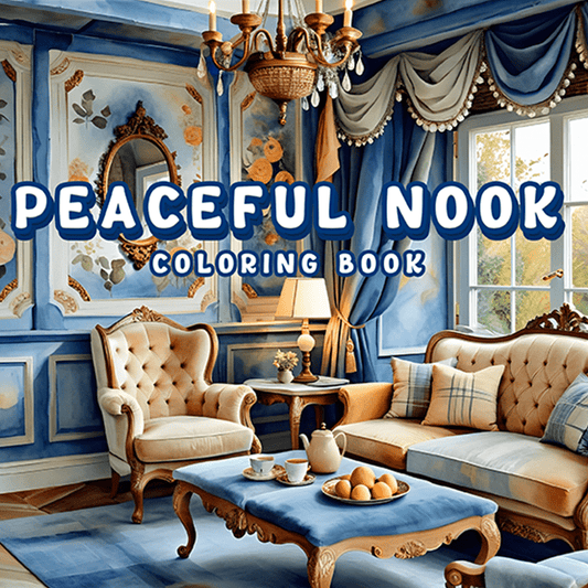 Cozy Corner Adult Coloring Book - Deluxe Edition
