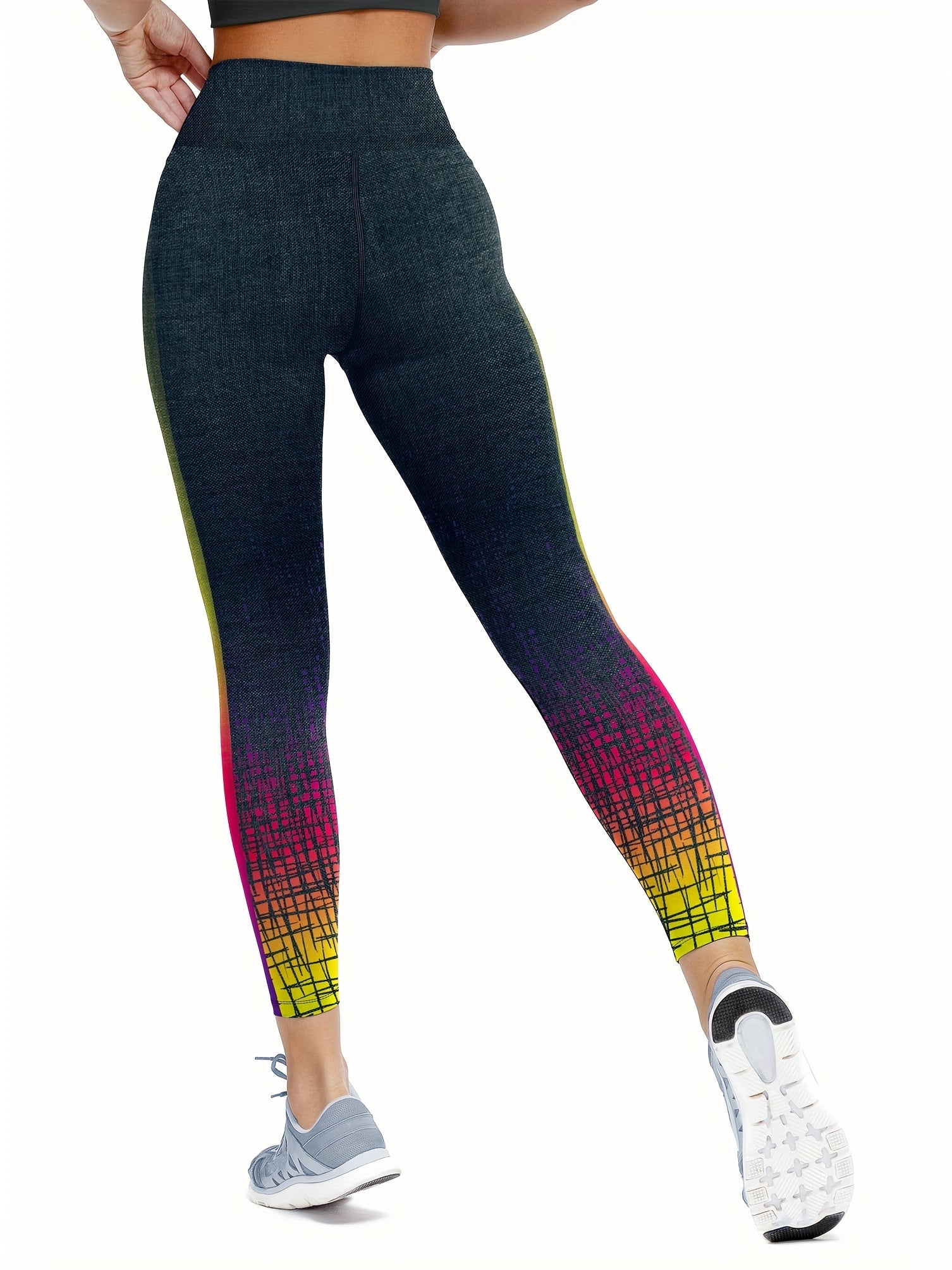 High Waist Colorful Yoga Pants Slim Fit Leggings