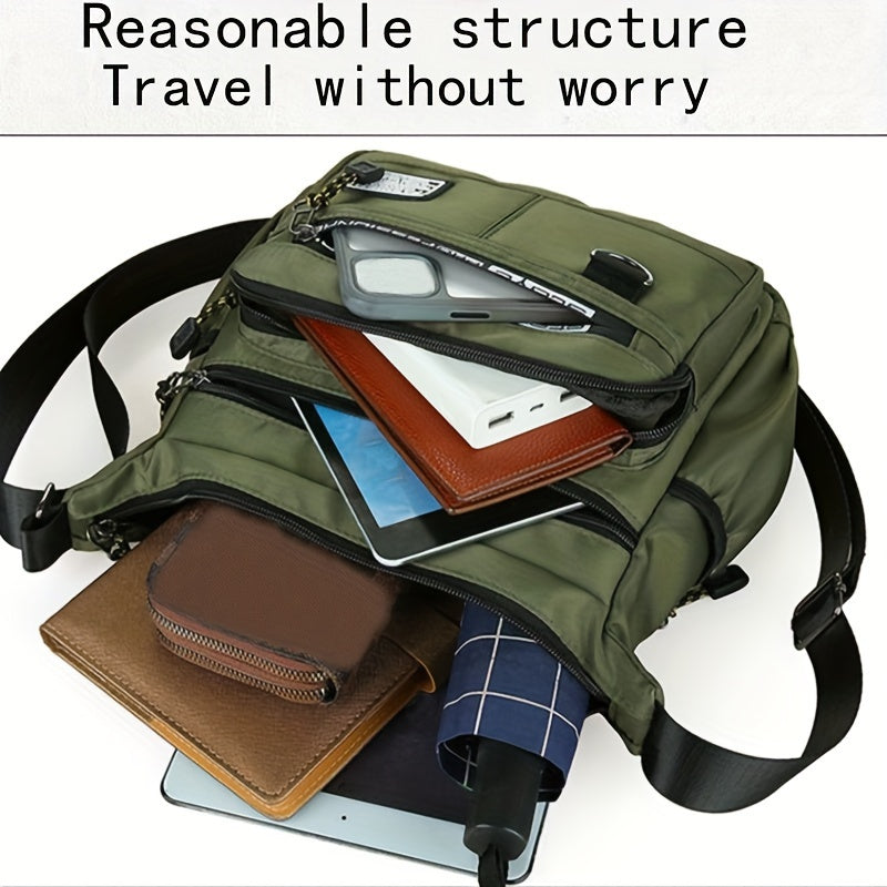 Large Capacity Waterproof Crossbody Bag for Men