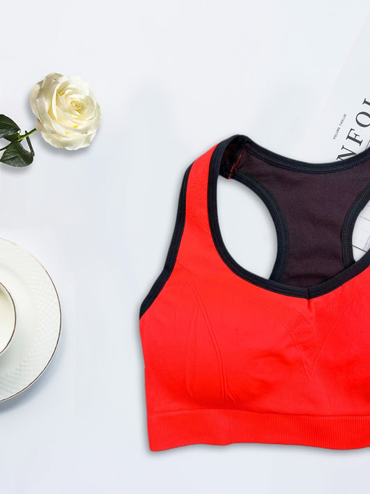 6pcs Racerback Sports Bras for Women Running Workout Cut Out Bra
