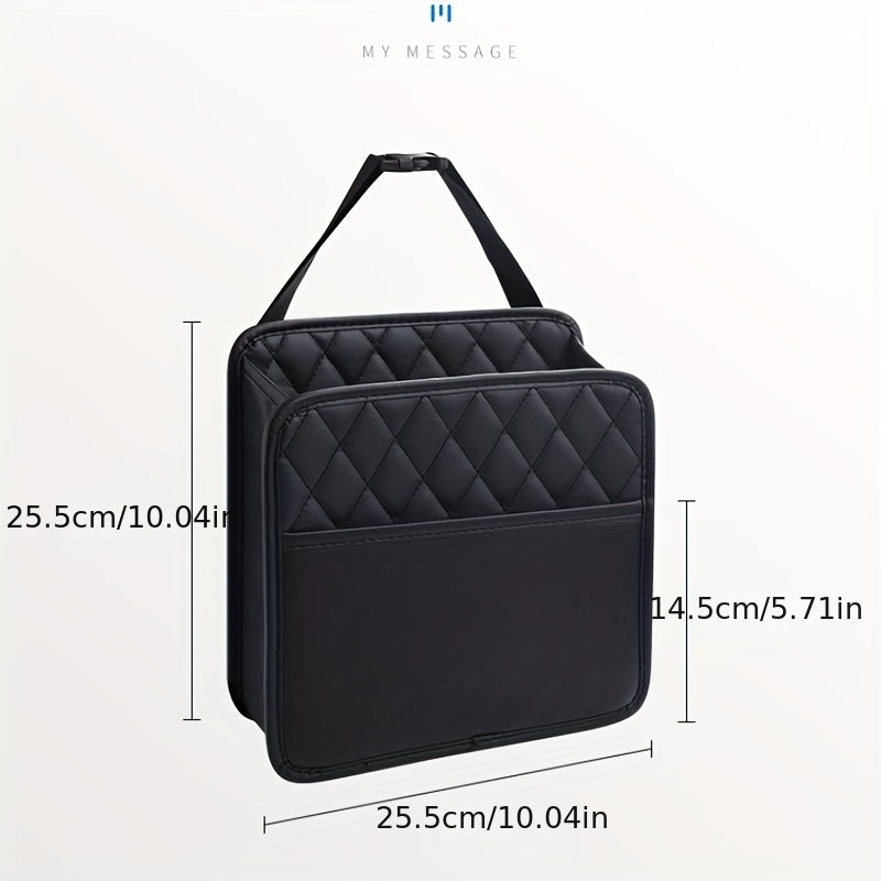 Car Storage Bag Garbage Can Cleaning Box Seat Back Organizer