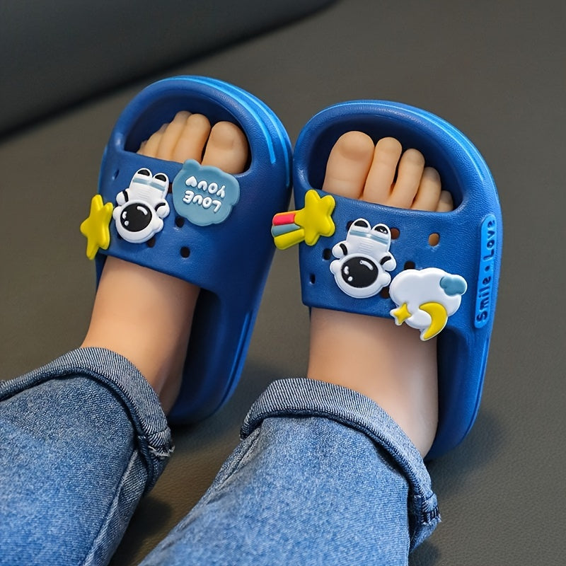 Cartoon Astronaut Cloud Slides Baby Slippers