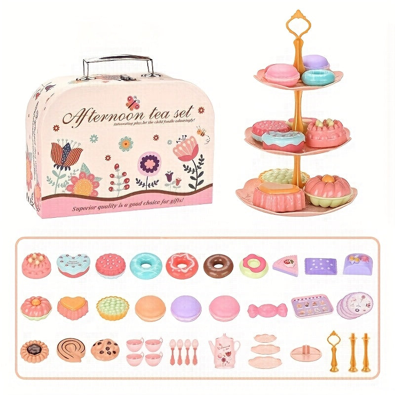 Girls Play House with Afternoon Tea Set