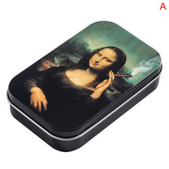 Tin Storage Box Cigarette Case Holder