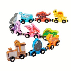 Magnetic Dinosaur Train Set 10pcs Educational Toy