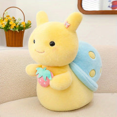 8.66in Cute Snail with Strawberry Doll Set for Birthday Gift