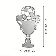 1pc Football Trophy Die Cuts For Card Making Metal Die Cuts