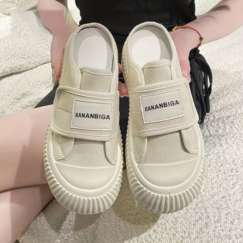 Women's Slip-On Platform Mule Sneakers