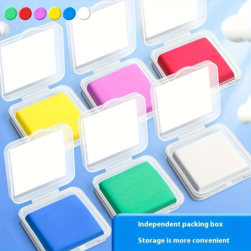 3pcs Colorful Kneadable Erasers for Art Drawing