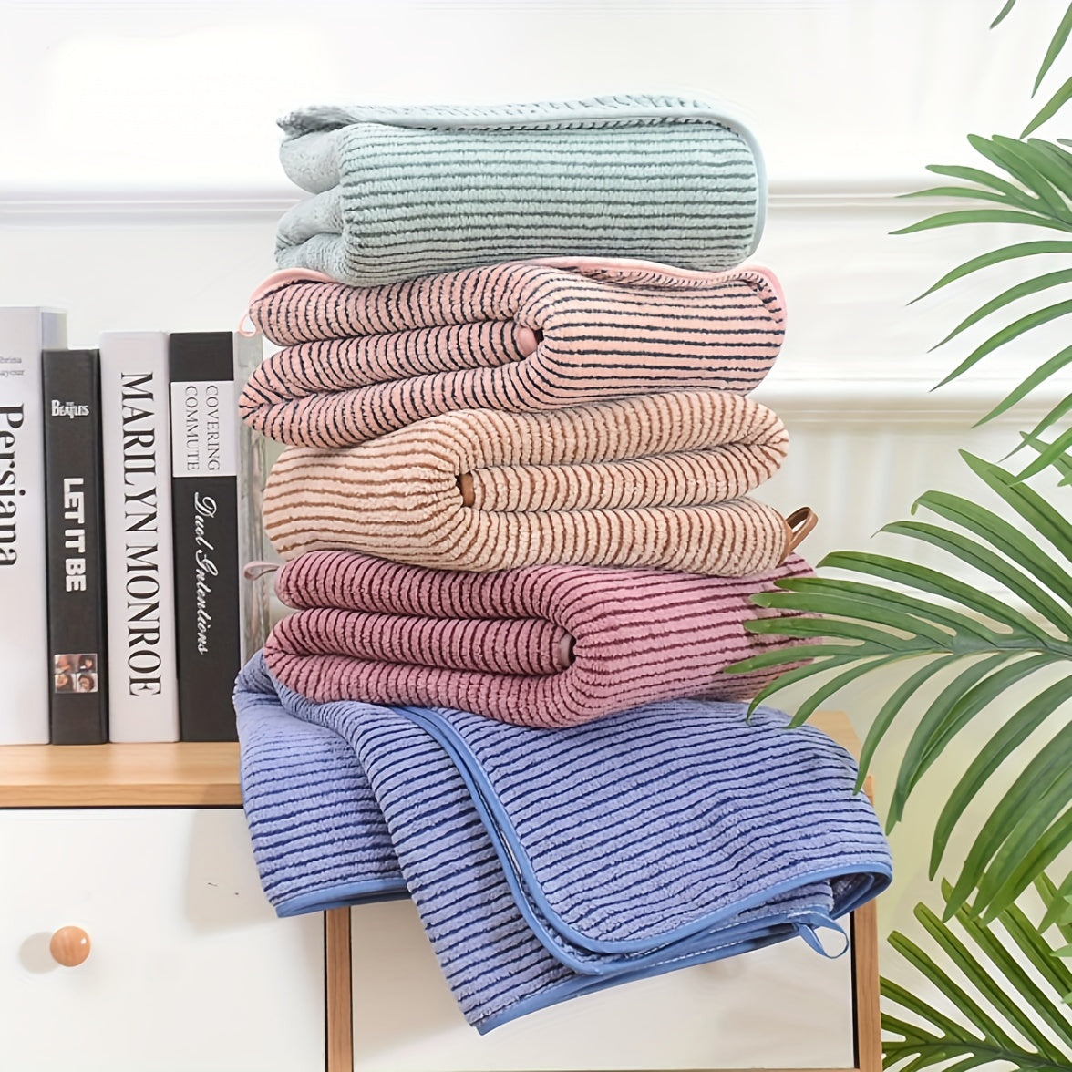 Soft Striped Pattern Bath Towel, 70