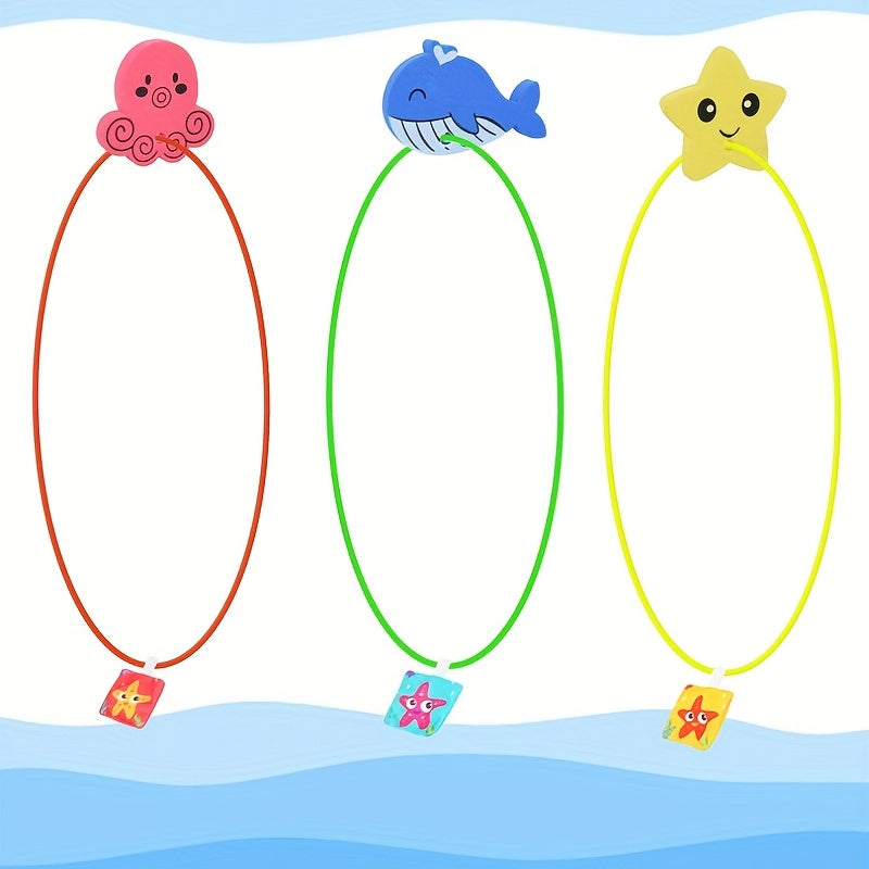 Kids' Underwater Floating Toy Set with 27 Pieces