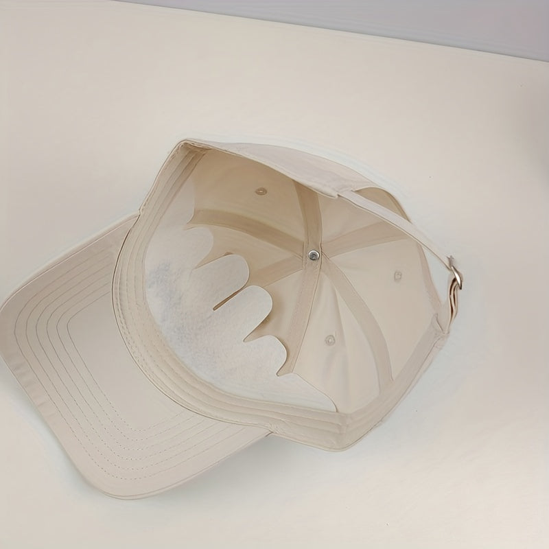 LA Embroidery Baseball Cap Vintage Solid Cotton Dad Hat Unisex