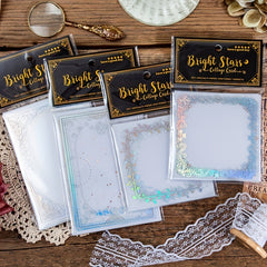 10pcs Scrapbooking Stamping Stickers DIY Decorative Backing Paper
