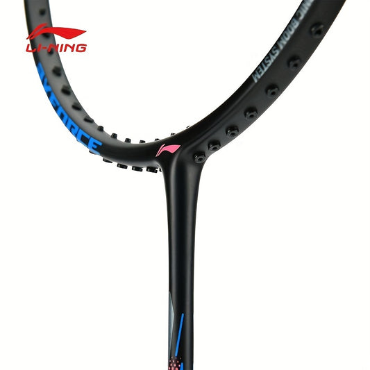 Li Ning 1pc Badminton Racket Full Carbon Fiber Ultra light Offensive